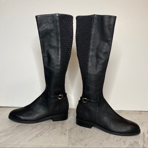 Cole Haan Isabell Stretch Leather Tall Riding Boot 6 1/2 - Picture 7 of 12
